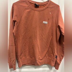 Patagonia Women’s Orange Pullover Sweatshirt  Medium
